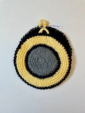 Crochet Pot Holders, Handmade Housewarming Gifts, Kitchen Decor